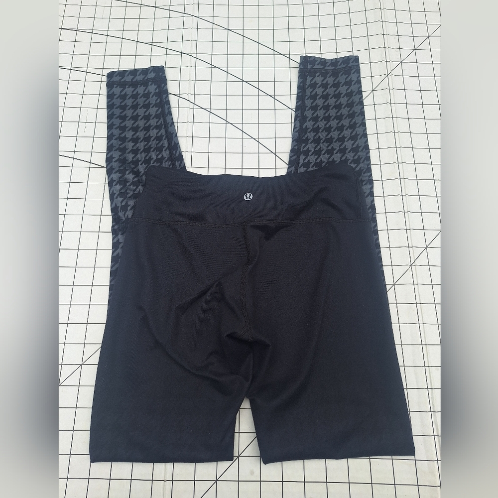 Lululemon sz 4 A Wonder Under Houndstooth ombré yoga